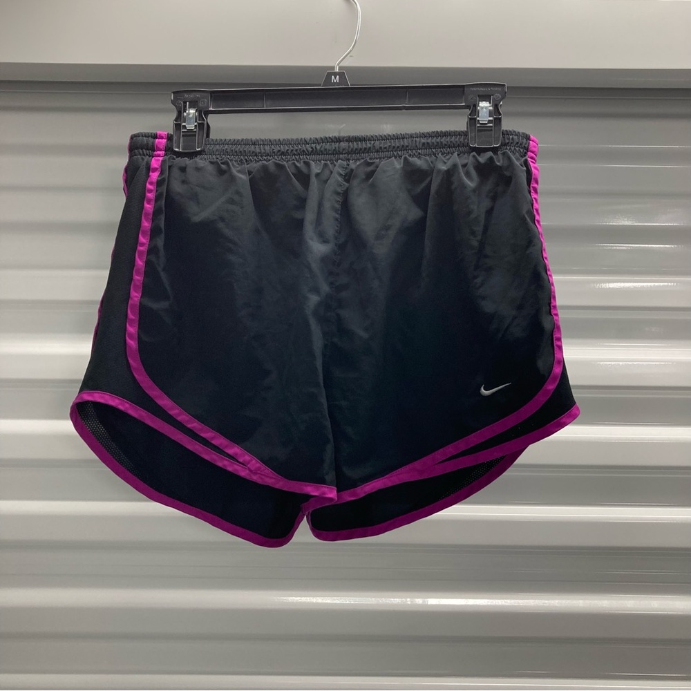 Nike Women's Athletic Shorts Black with Pink Accents